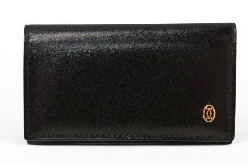 キーケース/キーホルダー Cartier パシャ カーフレザー ブラック ゴールド金具 L3000127【中古】
