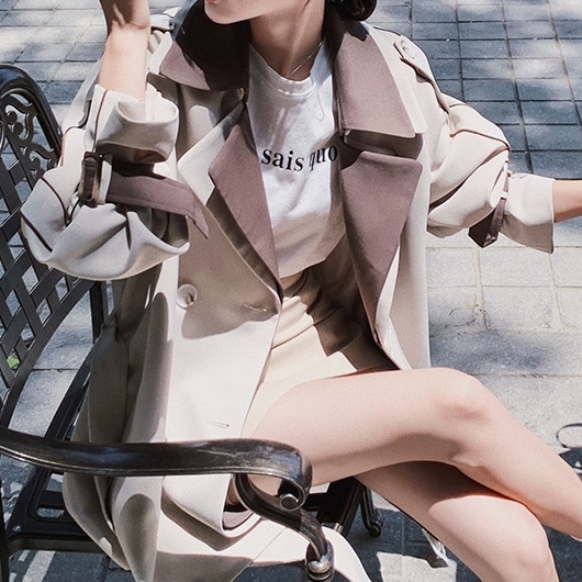 レディース アウター コート ミディアム丈コート 長袖 襟付き 前開き ダブルボタン ポケット ウエストベルト かわいい 大人可愛い きれいめ シンプル 上品 おしゃれ かっこいい レトロ