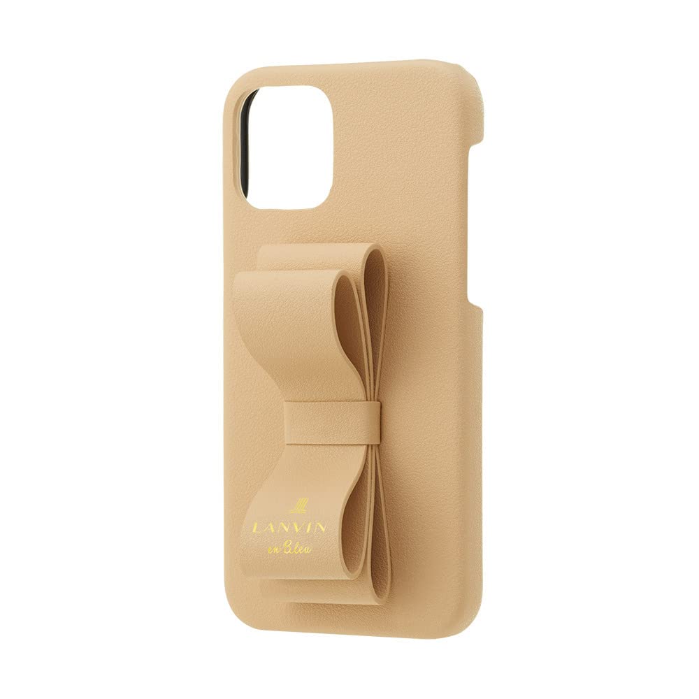 LANVIN en Bleu ランバンオンブルー iPhone 12 Pro MAX ケース 正規品 スタンド リング付き リボン SLIM WRAP CASE STAND & RING RIBBON