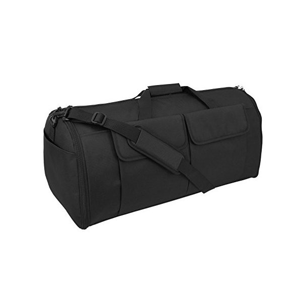 Mercury Tactical Gear Code Alpha Hybrid Garment Duffel Bag， Basic， Black， One Size 並行輸入品