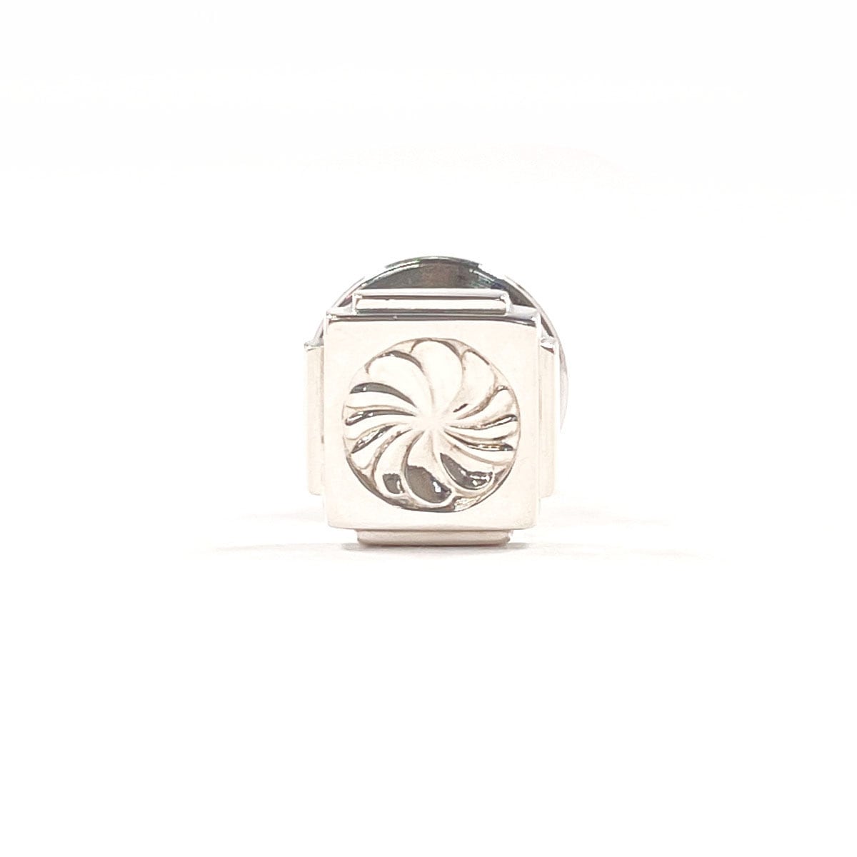 Georg Jensen ヴィンテージ ラペルピン ブローチ シルバー シルバー925 メンズ