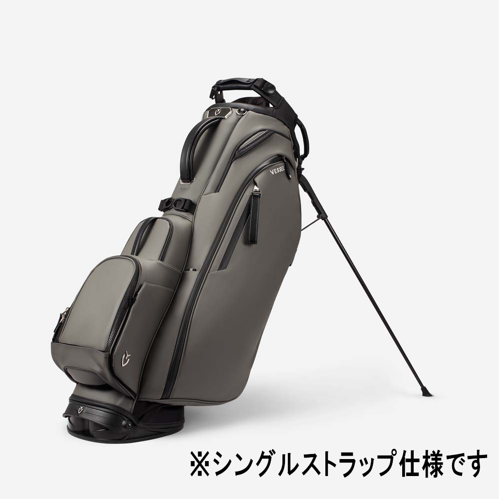 ベゼル VSL-PLY5.0PRO-GR-S PLAYER 5.0 Stand PRO キャディバッグ シングルストラップ（GRAY・9.5型・47インチクラブ対応） VSLPLY50PROGRS