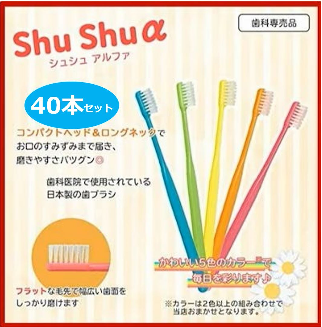 週末限定タイムセール》 大人用 歯ブラシ ４０本 セット ふつう