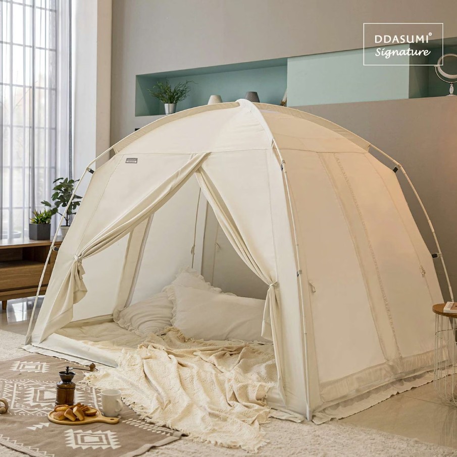 DDASUMI 【シグニチャー　Sサイズ】（１－２人用）タスミ 暖房テント4door 開放　子供用 防寒 花粉 　エアコンから体を守る 8,288円