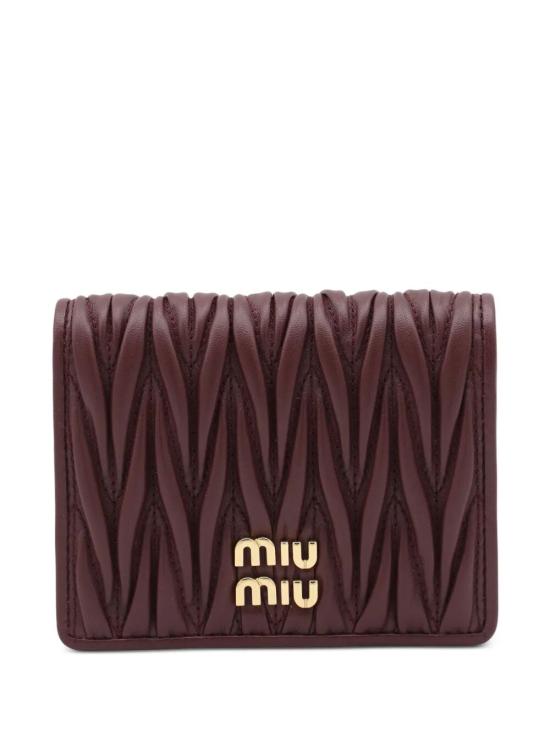 MIU MIU Women Wallet 5MV204 AFPP F0007 BORDEAUX