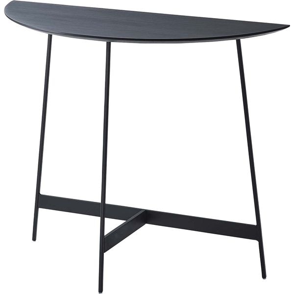 コンソール ブラック （約W83×D35×H72cm） 組立式