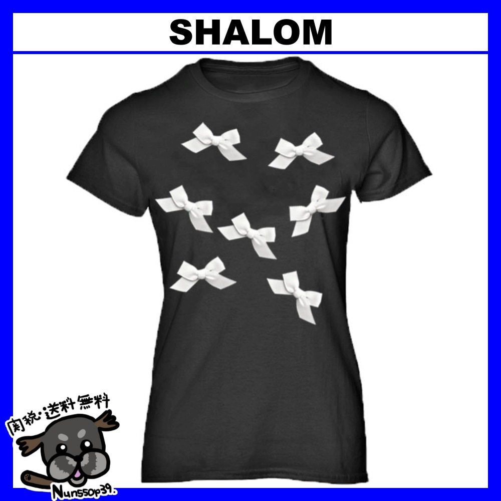 【SHALOM】CANDY RIBBONS TEE (Black)