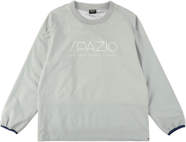 スパッツィオ SPAZIO Jr.リブネック長袖ピステ サッカー フットサル ピステシャツ TP0664-45 ジュニア キッズ スパッチオ