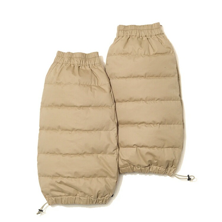 コットンピーチダウンレッグウォーマー ベージュ フリー #N1LWEGN5-BEG