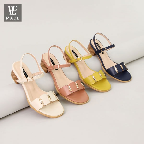 4.5CMUP/4color/サンダル/ストラップ/ゴールドポイント/高級なデザイン/夏のシューズ/履きやすい_385065