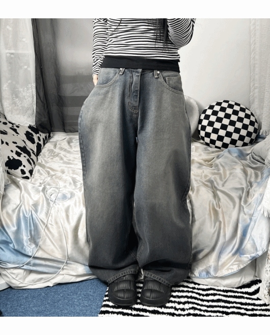 biba denim wide pants 5,040円