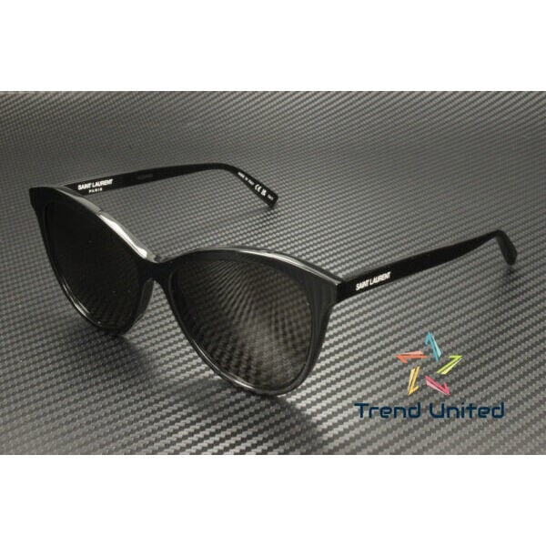 訳あり商品 57 Black Acetate Eye Cat 001 456 SL LAURENT SAINT