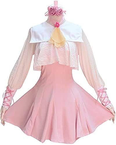 カードキャプターさくら 木之本桜ロリータ 洋服 メイド服 コスプレセット 髪飾りリボン ブラウス
