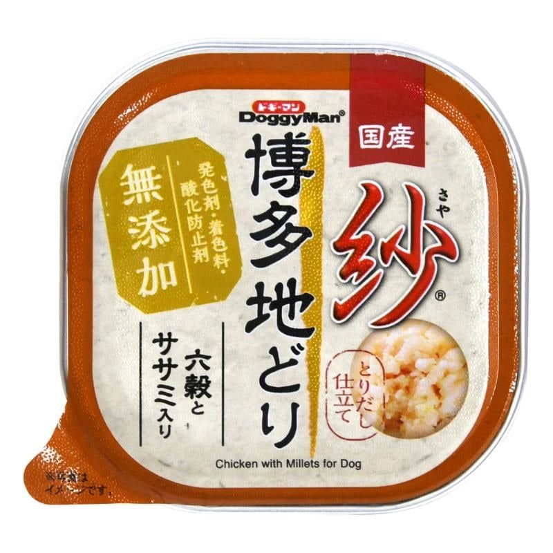 （まとめ買い）紗 博多地どり 六穀とササミ入 100g 犬用フード [x24]