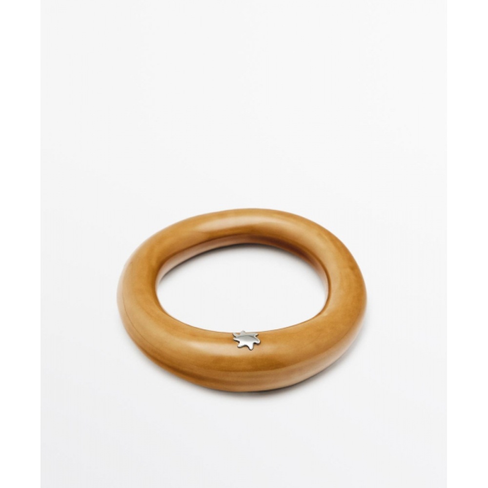 MASSIMO DUTTI スターディテールチューブシルエットセラミックブレスレット