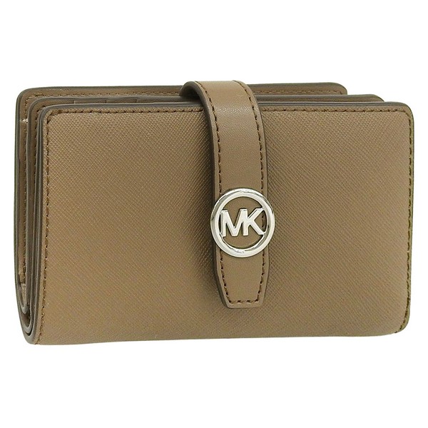 マイケルコース 財布 レディース 二つ折り財布 アウトレット レザー ブラウン 35F5SGRE8L-231 MICHAEL KORS