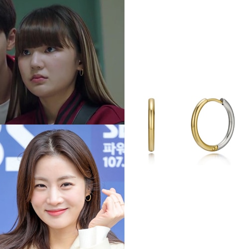 [イソンギョン着用] サージカルシェフのワンタッチリングイヤリング/韓国人気ブランド 韓国人気ファッション 人気ジュエリー