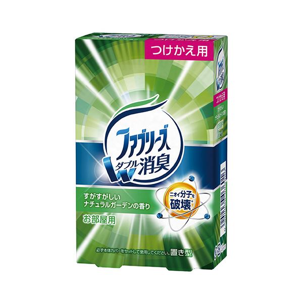 (まとめ) P&G 置き型ファブリーズ すがすがしいナチュラルガーデンの香り つけかえ用 130g 1個 (×30セット)
