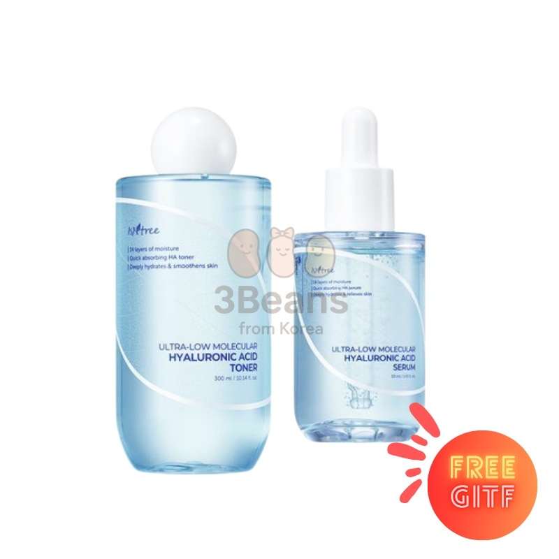[NCT pick] 超低分子ヒアルロン酸トナー 300ml +セラム 50ml/速乾燥 水分供給肌 乾性 水分不足肌 保湿 韓国人気 韓国コスメ ヒアルロン酸 Kビューティー
