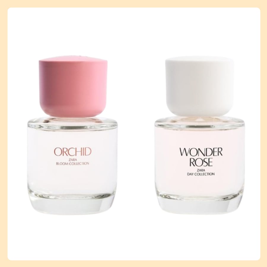 [SET] ZARA 香水 ORCHID 50mlオードパフューム[EDP]&WONDER ROSE 50mlオードトワレ[EDT]