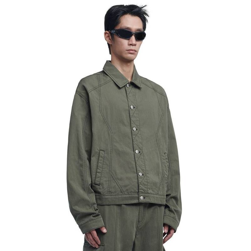 ノマニュアル NOMANUAL S.N ワークジャケット - カーキ NM51JK04M1KH 364500