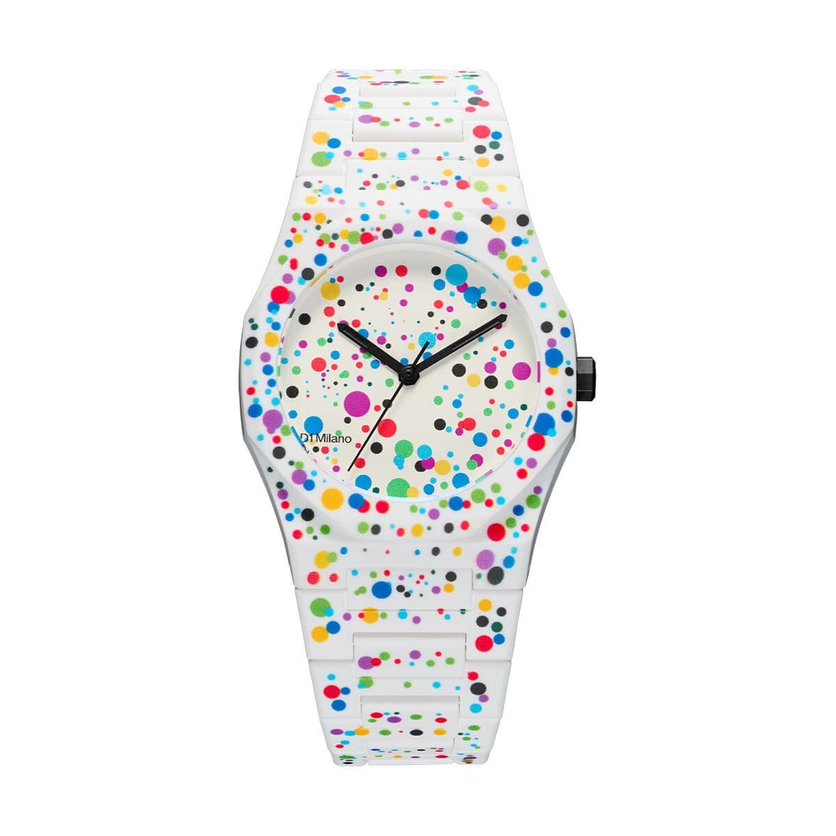 腕時計 PCBU12 ユニセックス メンズ レディース ホワイト ポリカーボン ドット 37mm
