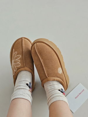 Qoo10 Mardi Mercredi CLASSIQUE FUR ミュール [