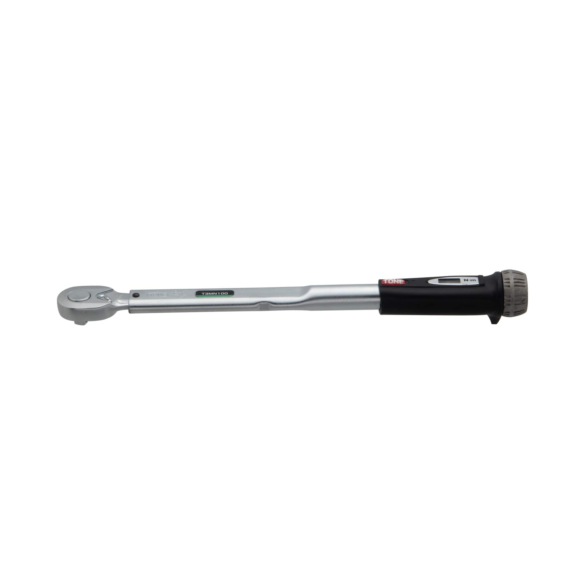 トネ(TONE) プレセット形トルクレンチ(ダイレクトセットタイプ) T3MN100-QL 差込角9.5mm(3/8") ブラック 100N・m