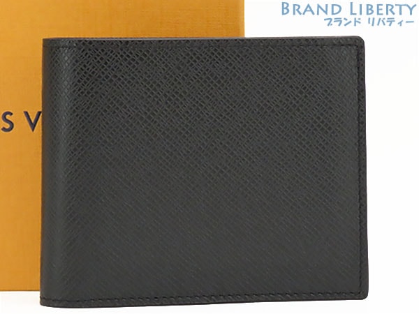 新品同様ルイヴィトンタイガポルトフォイユマルコNM二つ折り財布コンパクト財布ブラックM30865