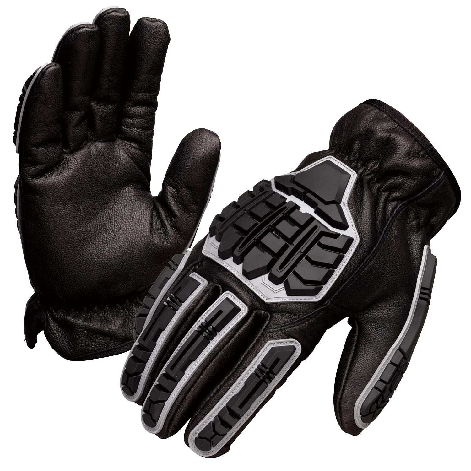 ミドリ安全(Midori Anzen) 作業手袋 重作業用 耐衝撃 耐摩耗 耐油 KARBONHEX カーボンヘックス KX16 L 1双入