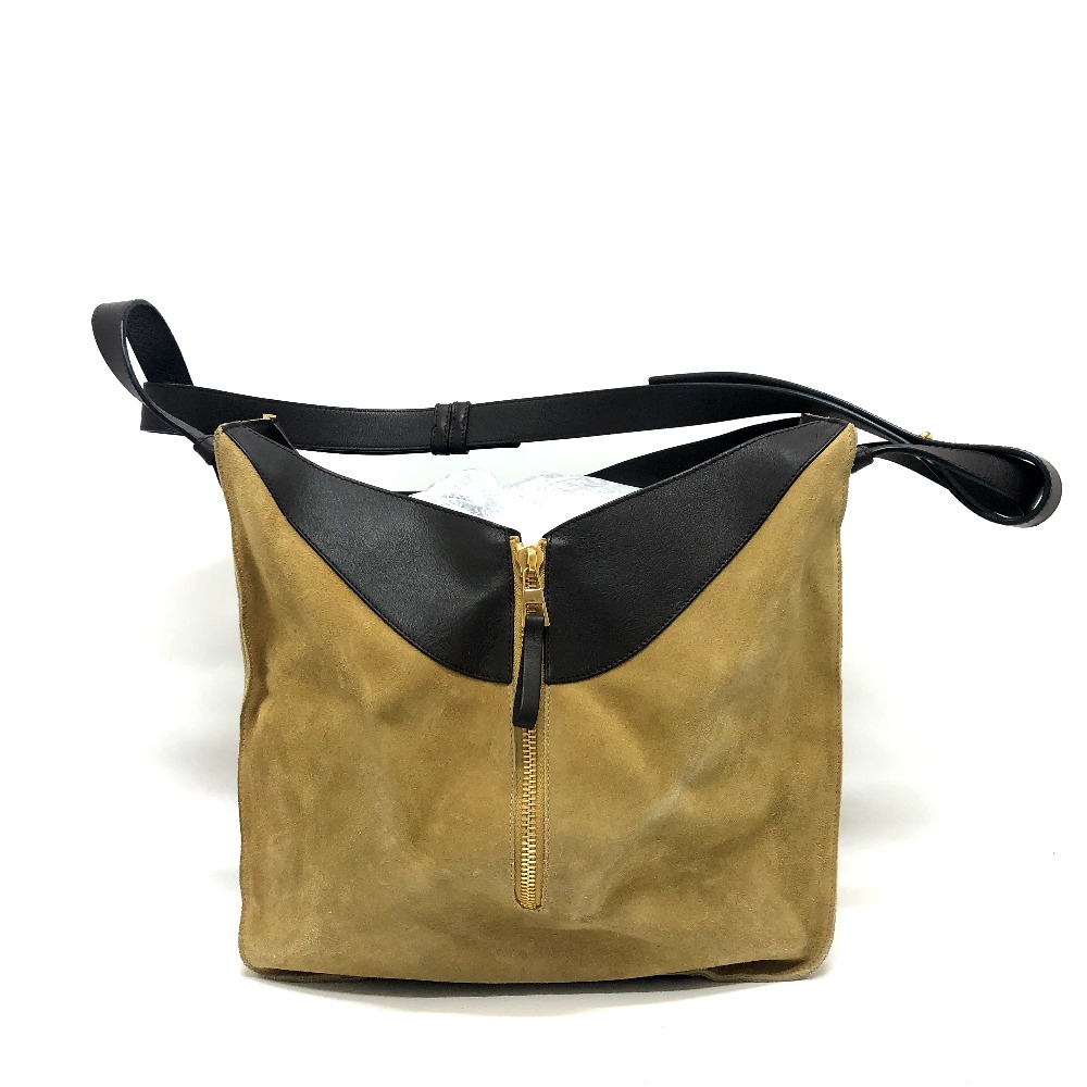 ハンドバッグ ハンモック ラージ 2WAYバック ハンドバック カバン バック レザー/スエード ベージュ