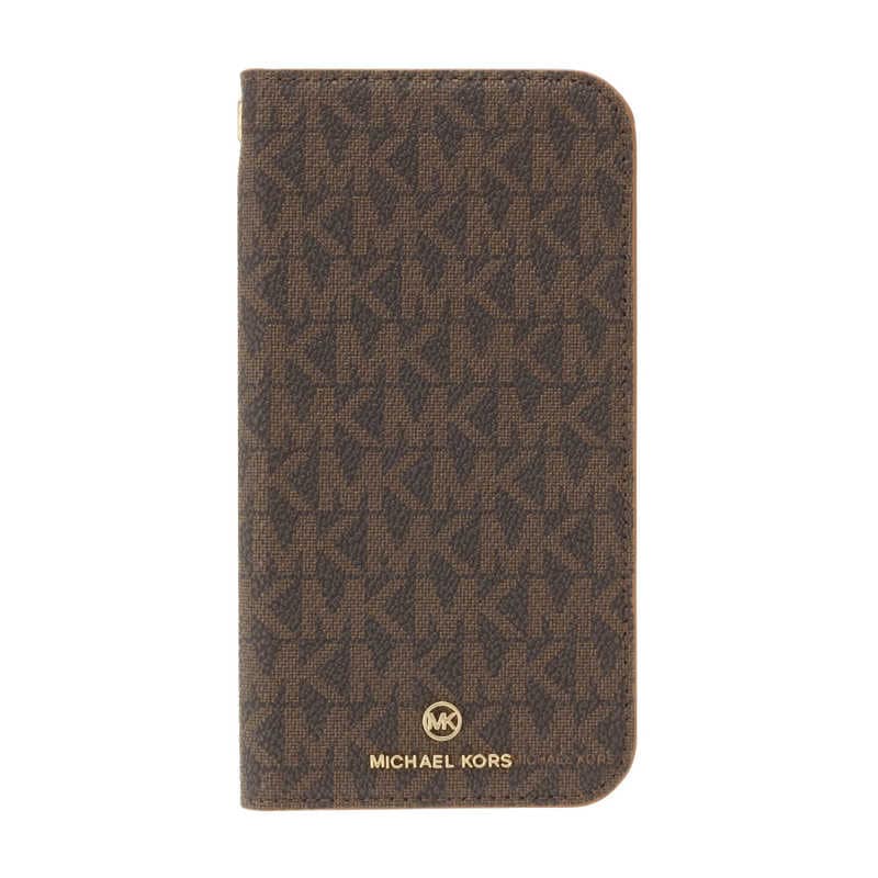 マイケルコース　Case Edge Corting with Tassel Charm for iPhone 2021(6.1inch 2レンズ) 　MKECBCMFLIP2161