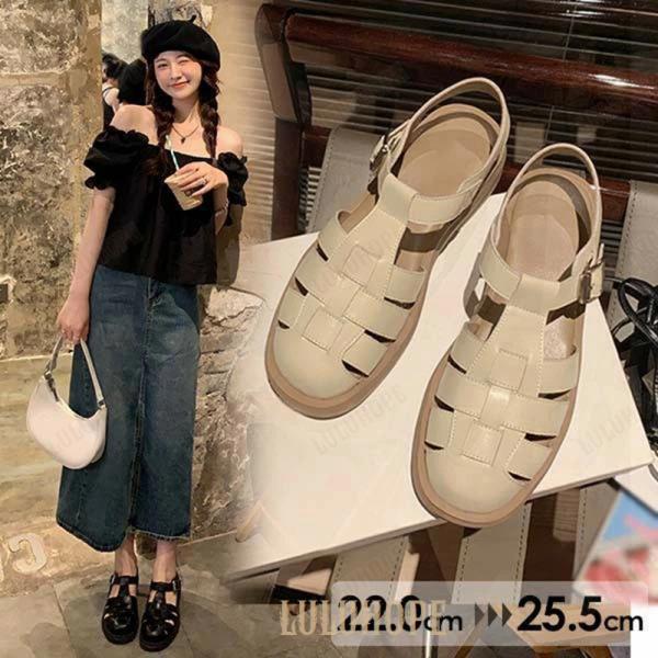 【新品/数量限定/セール】グルカサンダル フィッシャーマンサンダル ストラップサンダル ローヒール レディース サンダル かかと あり フォーマル フラット 編み込みサンダル 春 夏 春夏