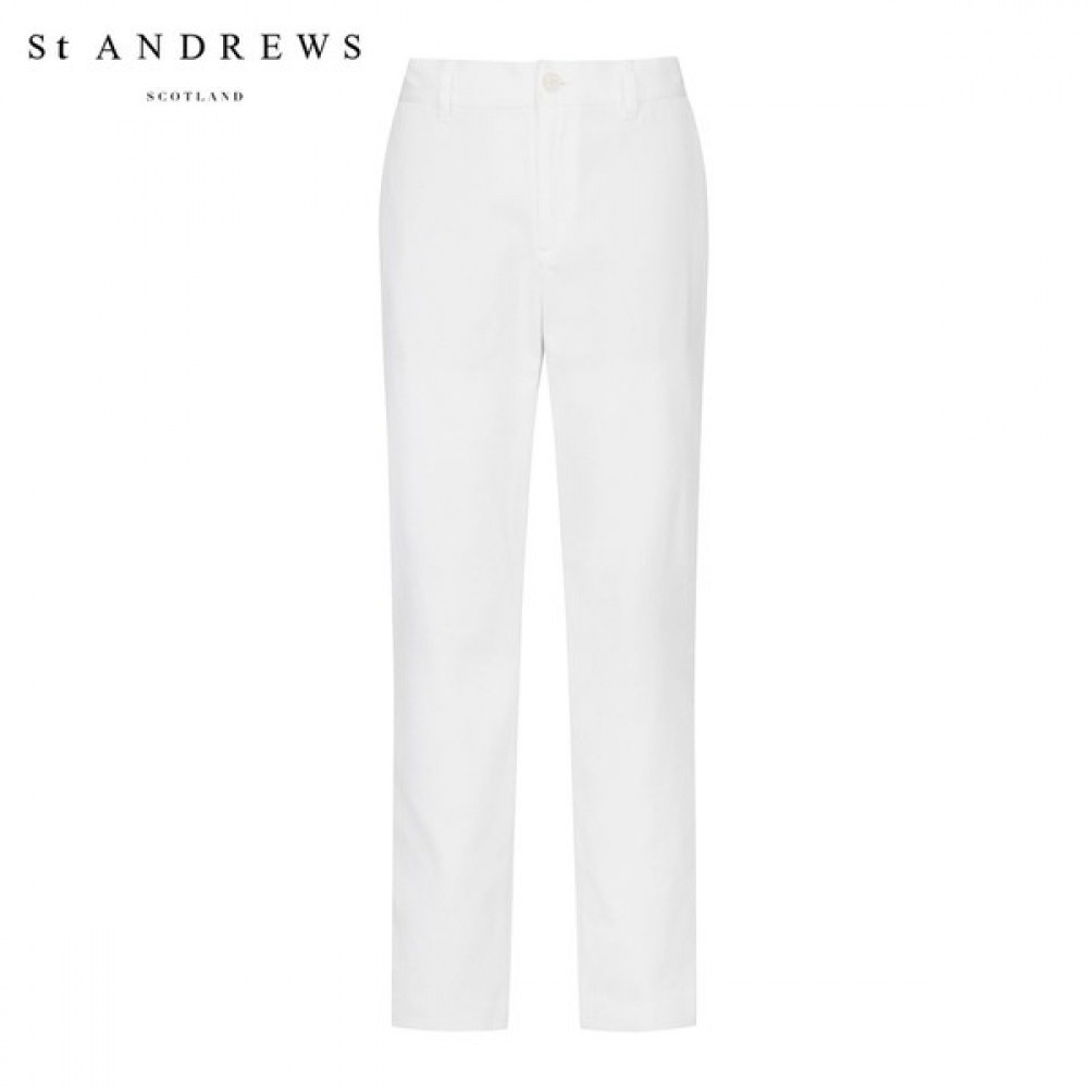 [St Andrews] レディースバンディングドビーストレッチパンツ