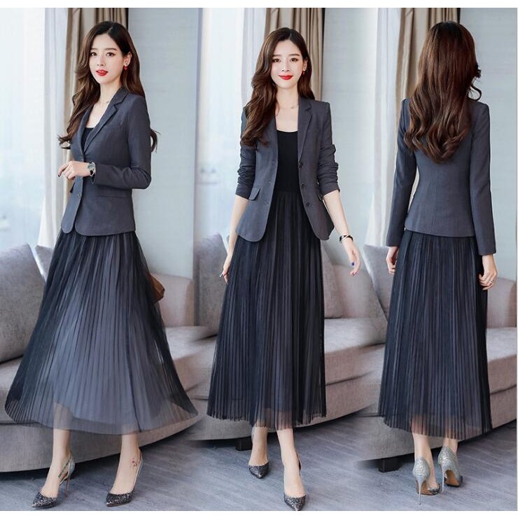 スーツセット レディース 春 30代40代 フォーマル 長袖 2点セット スーツジャケットワンピース カジュアル おしゃれ 新作 バレンタイン 2025 プレゼント