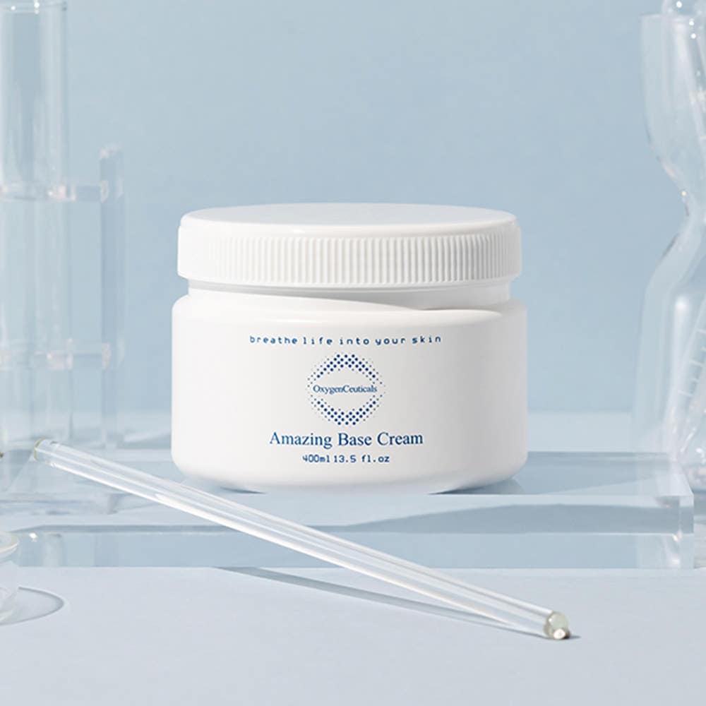 [アメージングベースクリーム400ml]大容量の高保湿クリーム+ マスクパックをプレゼント