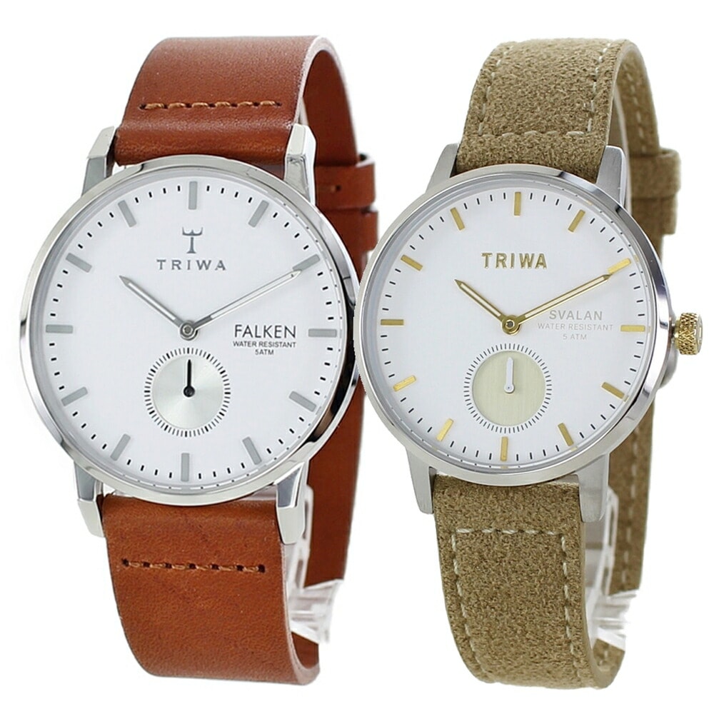 ペアウォッチ カップル ペア 腕時計 手表 トリワ お揃い 両親 夫婦 プレゼント ギフト 大人 おしゃれ シンプル 革ベルト 結婚記念日贈り物 記念日 ポイント消化