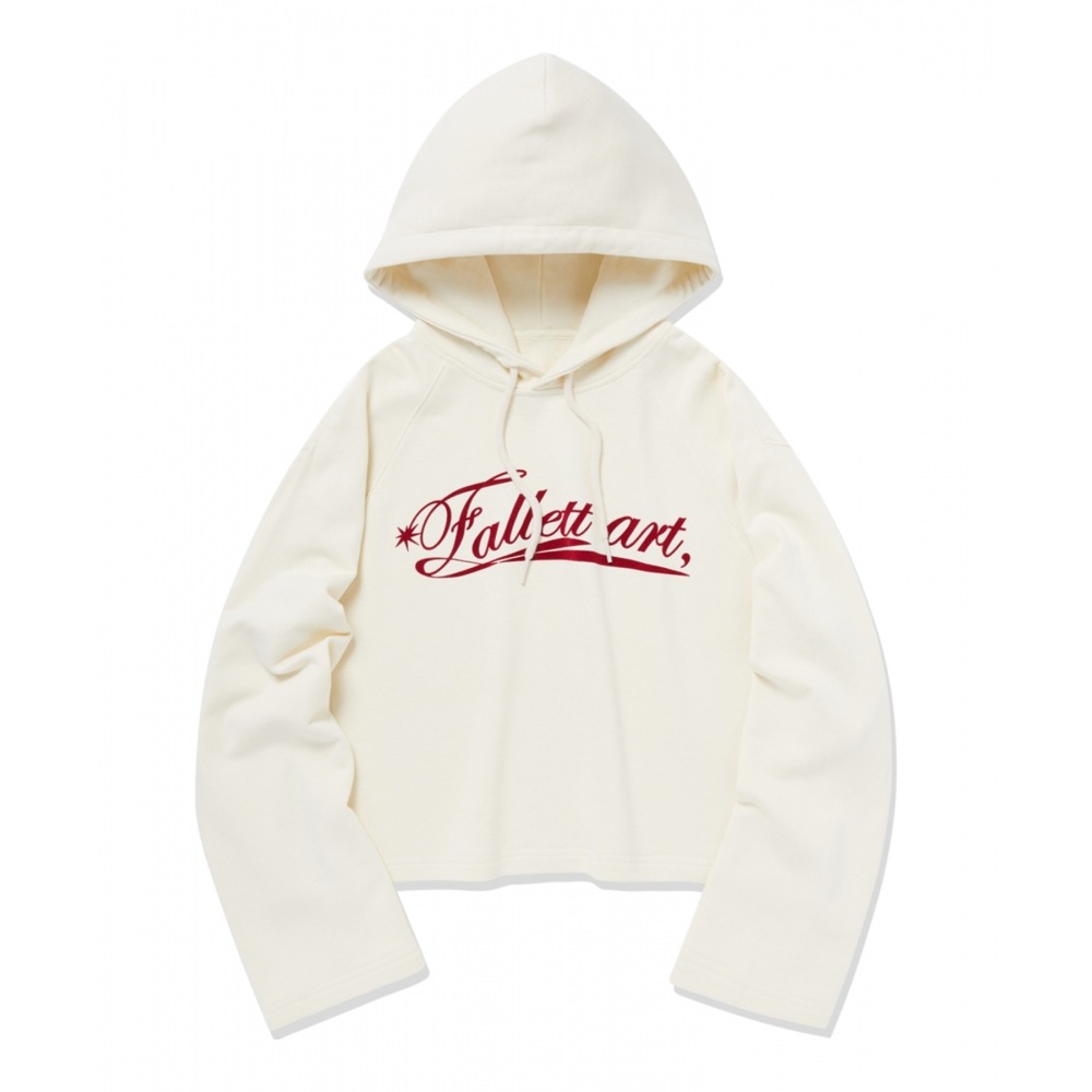 FALLETTアートアーカイブクロップフードアイボリー