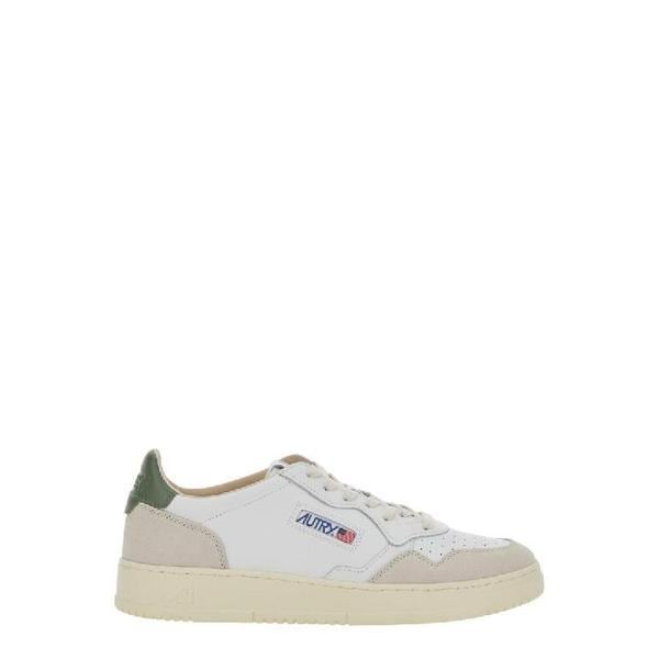 メダリスト 女性 レザー スニーカー AULMLS17WHITEBRONZEGREEN