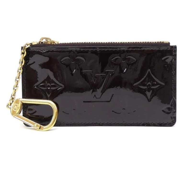 ルイ・ヴィトン LOUISVUITTON ポシェット・クレ M93518 ヴェルニ アマラント 【中古】(69155)