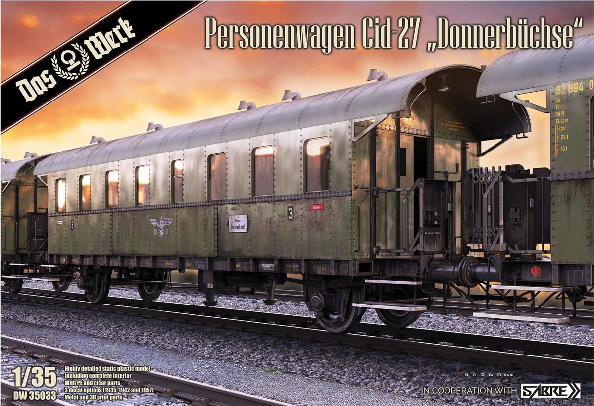 ダス・ヴェルク 1/35 ドイツ客車 Cid-27「ドナービュクセ」【USCDW35033】 プラモデル USCDW35033 Cid-27 ドナービュクセ