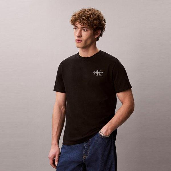 男性20Sジャージークラシックマイクロモノロゴティー（4RF284G）