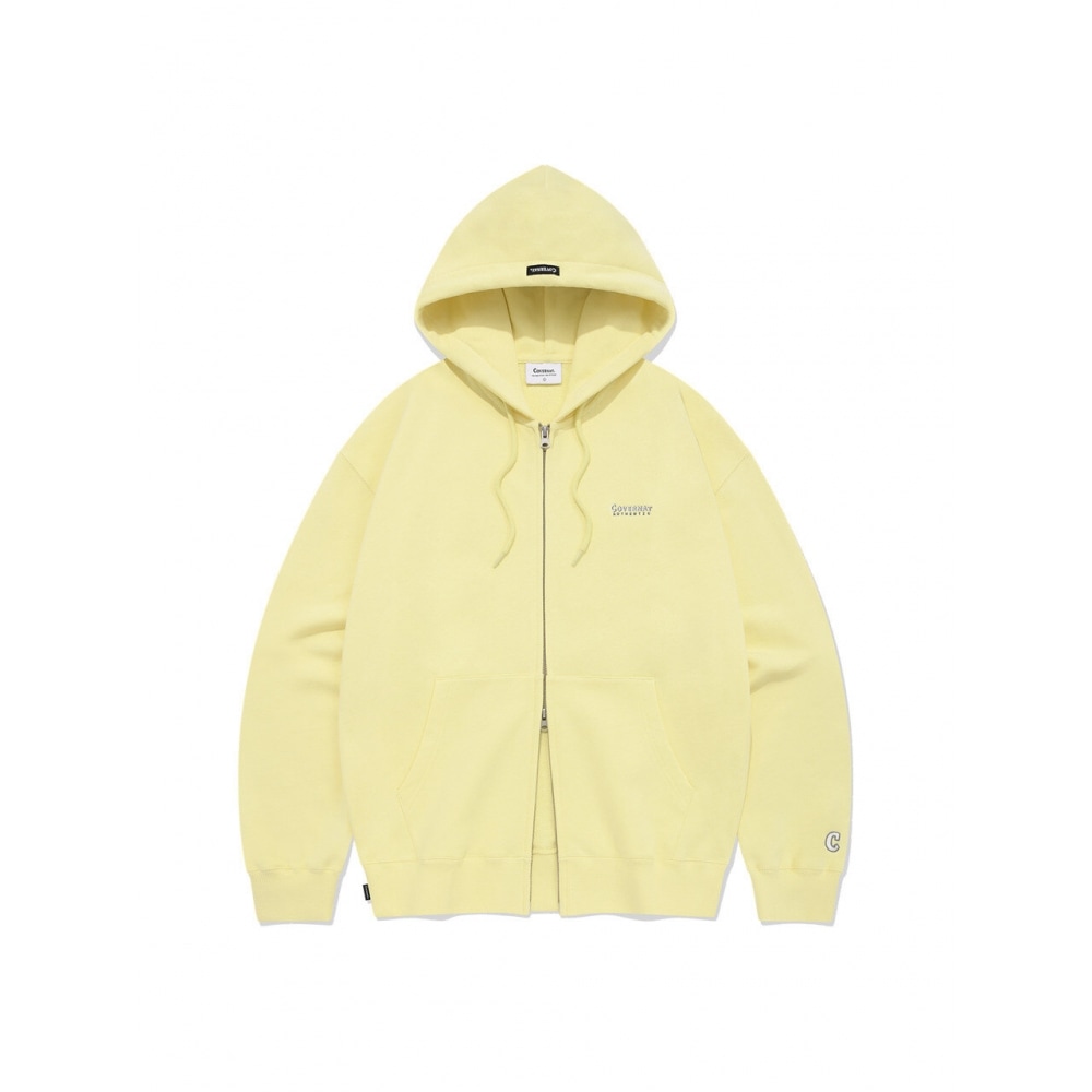 カバーナット 24SS スモールオーセンティックパーカージップアップイエロー