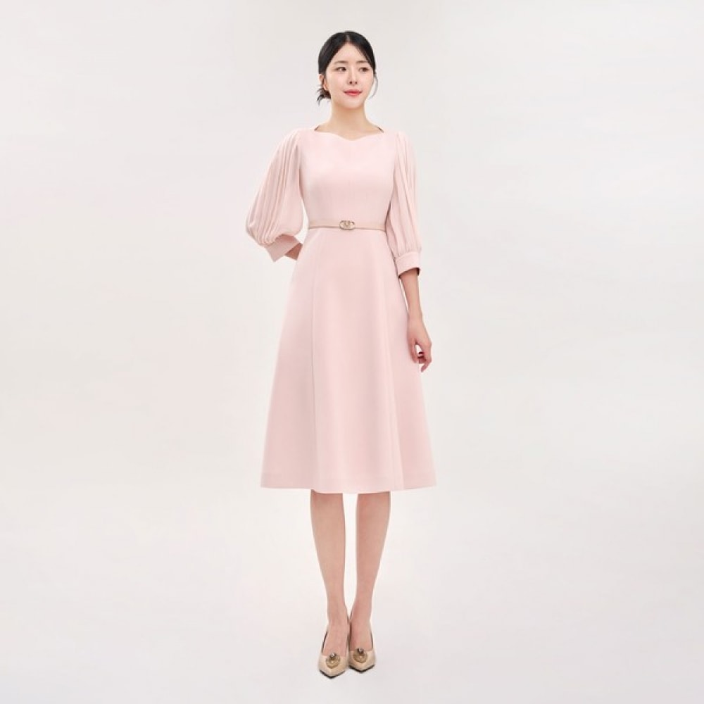 (ミニマル) プリーツスリーブワンピース MYCGWO7080