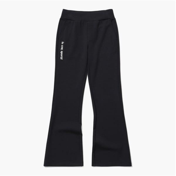 女性モーダルダブルテンションブーツカットパンツ（QQ122OFP14_BLK）