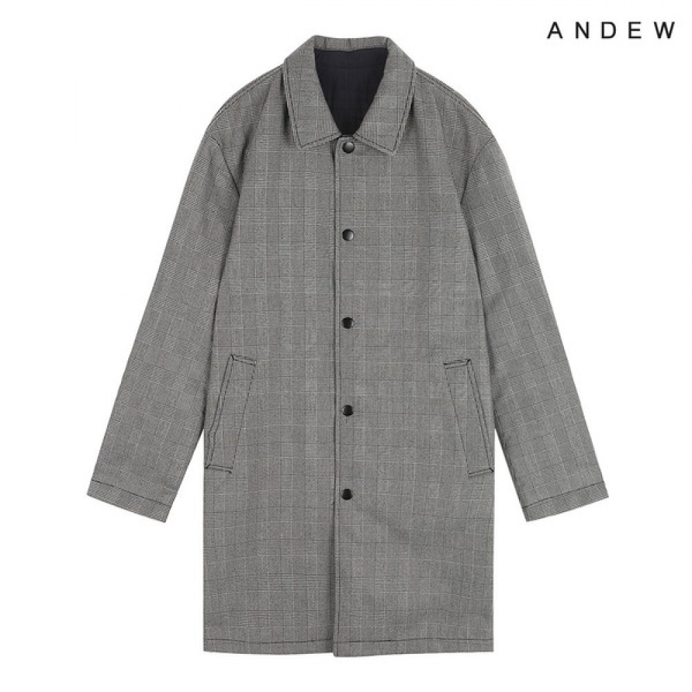 (アンデュー) メンズリバーシブルセミオーバーフィットコート (O204CT200P)
