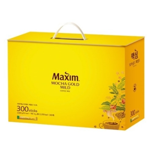 モカゴールド コーヒーミックス 12g x 300本入 韓国インスタントコーヒー スティックタイプ マイルドな味わい おうちカフェ お試しサイズ 人気商品 大容量 お徳用 韓国人気