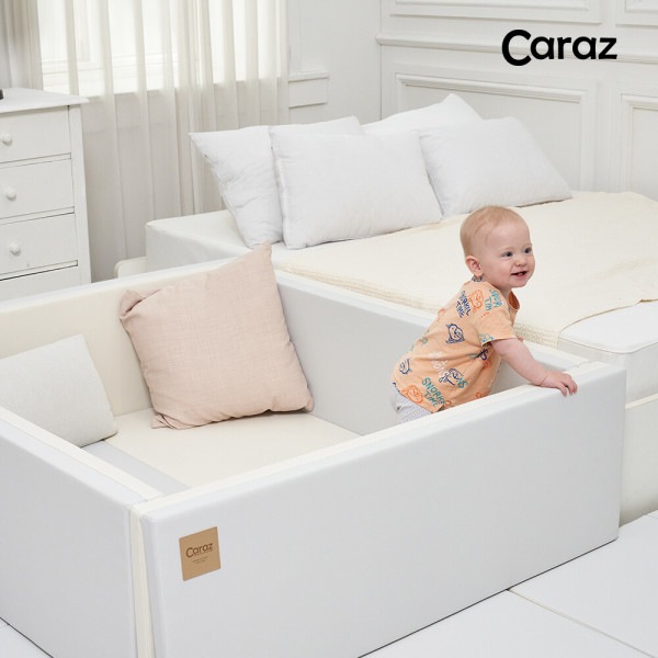 【Caraz】[BUMPER140x120x40(cm)] カラーズマルチサークルマット プレイマット カラズマット Multi secret/防音