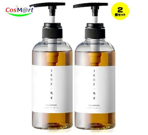 【2本セット】 IKUE 幾重 シャンプー 500ml サロンクオリティ 日本製 濃密泡 ふけ かゆみ 敏感肌 (4580708290560-2)
