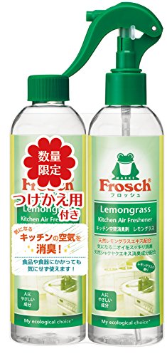 フロッシュ キッチン空間消臭剤 レモングラス ペアパック 本体+つけかえ用 250ml+250ml